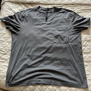 lululemon athletica Charcoal Short Sleeve Tee